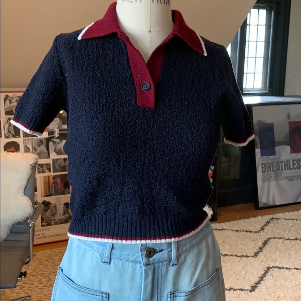 Miu Miu boucle knit polo (36)